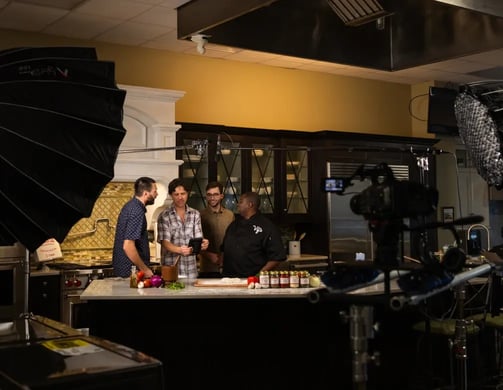 video production with crew