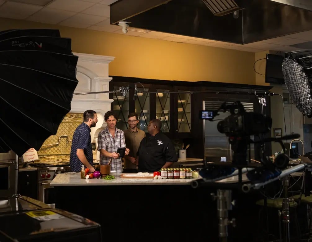 video production with crew